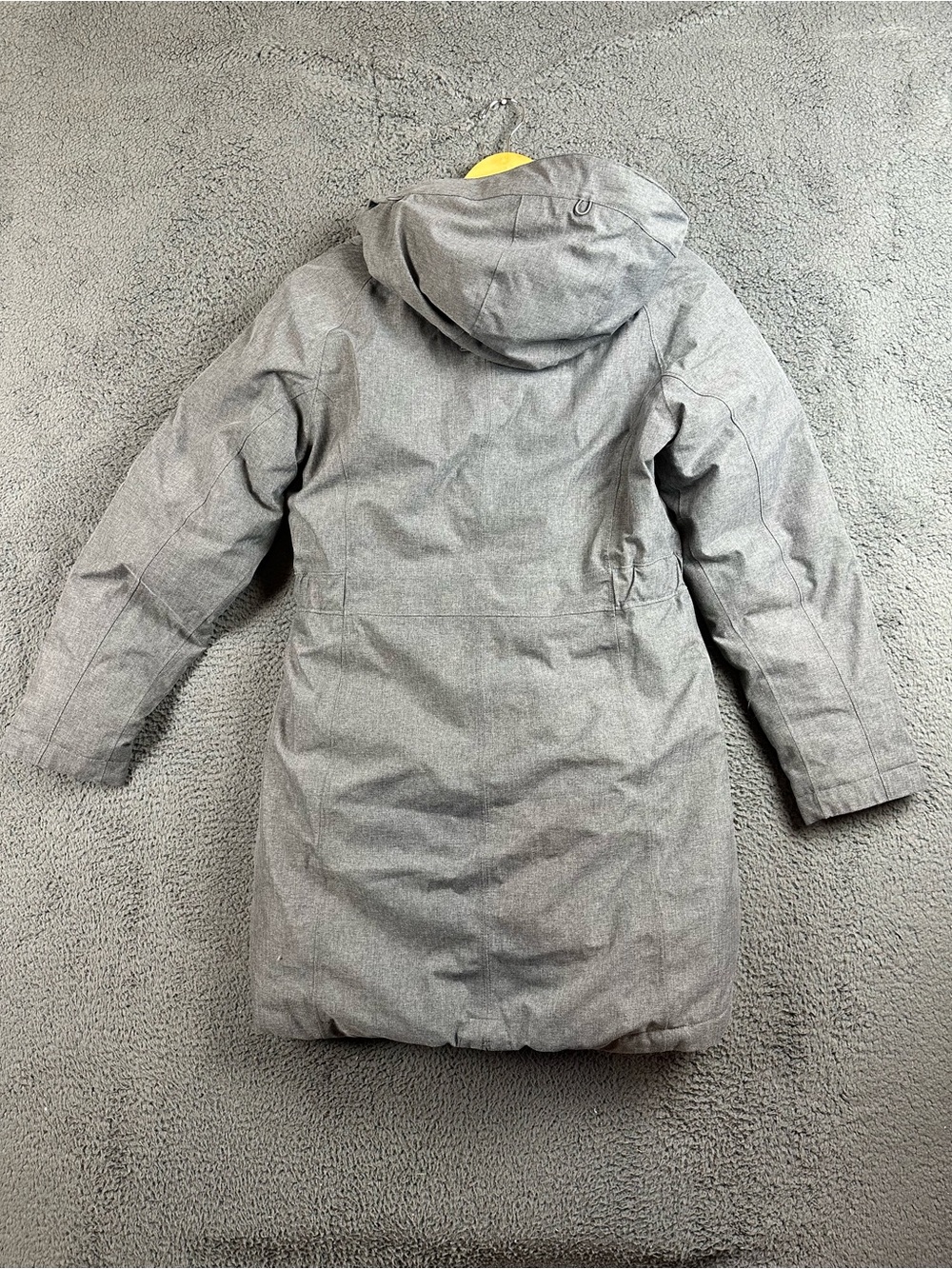 The North Face Arctic Down Parka Grey Heathered Hooded Puffer Jacket NF00CC13 M - Picture 2 of 8
